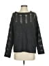 Ronen Chen Metallic Gray Pullover Sweater Size 4 (0) - photo 1