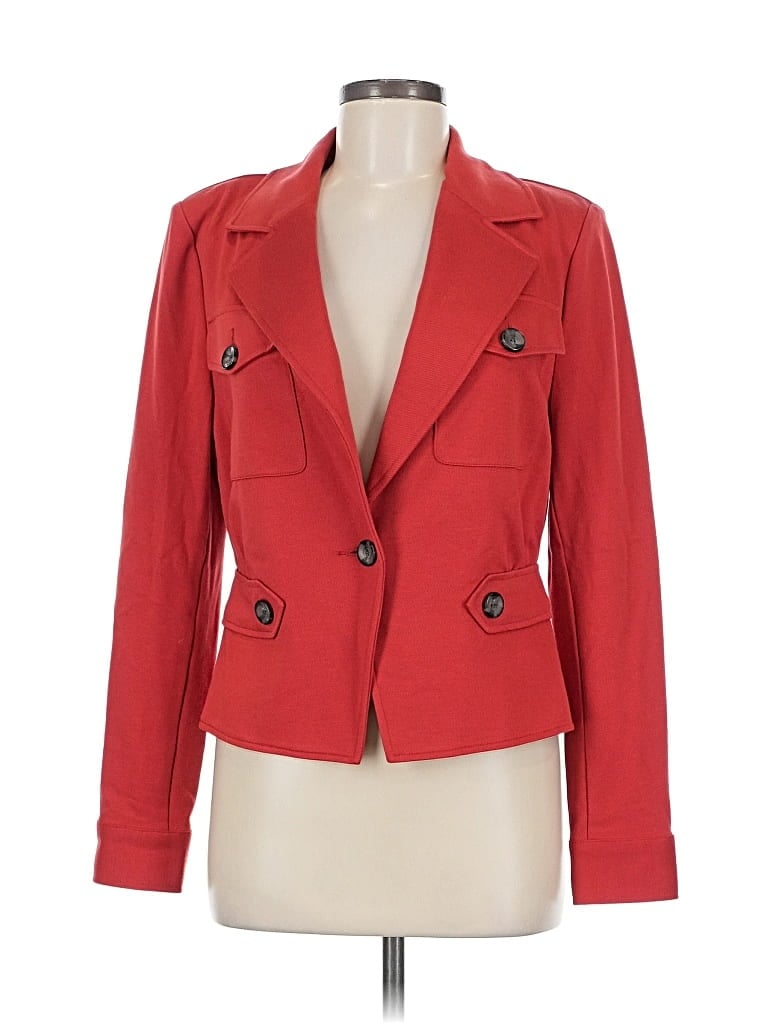 Pre-owned Cabi Blazer Jacket In Red