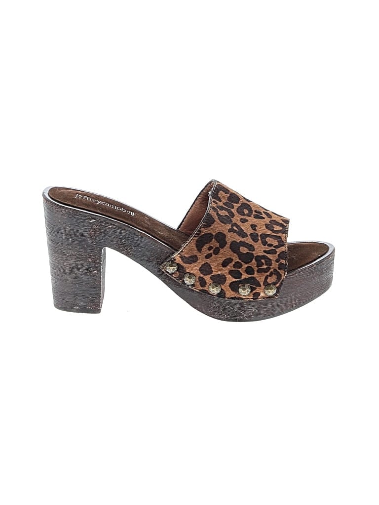 Pre-owned Jeffrey Campbell Mule/clog In Brown