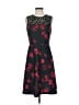 DKNY Floral Black Cocktail Dress Size 4 - photo 1