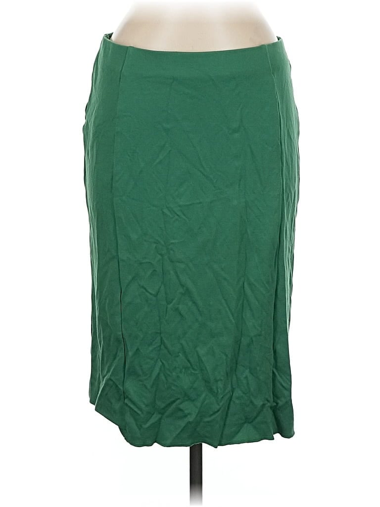Pre-owned Ann Taylor Formal Skirt In Green