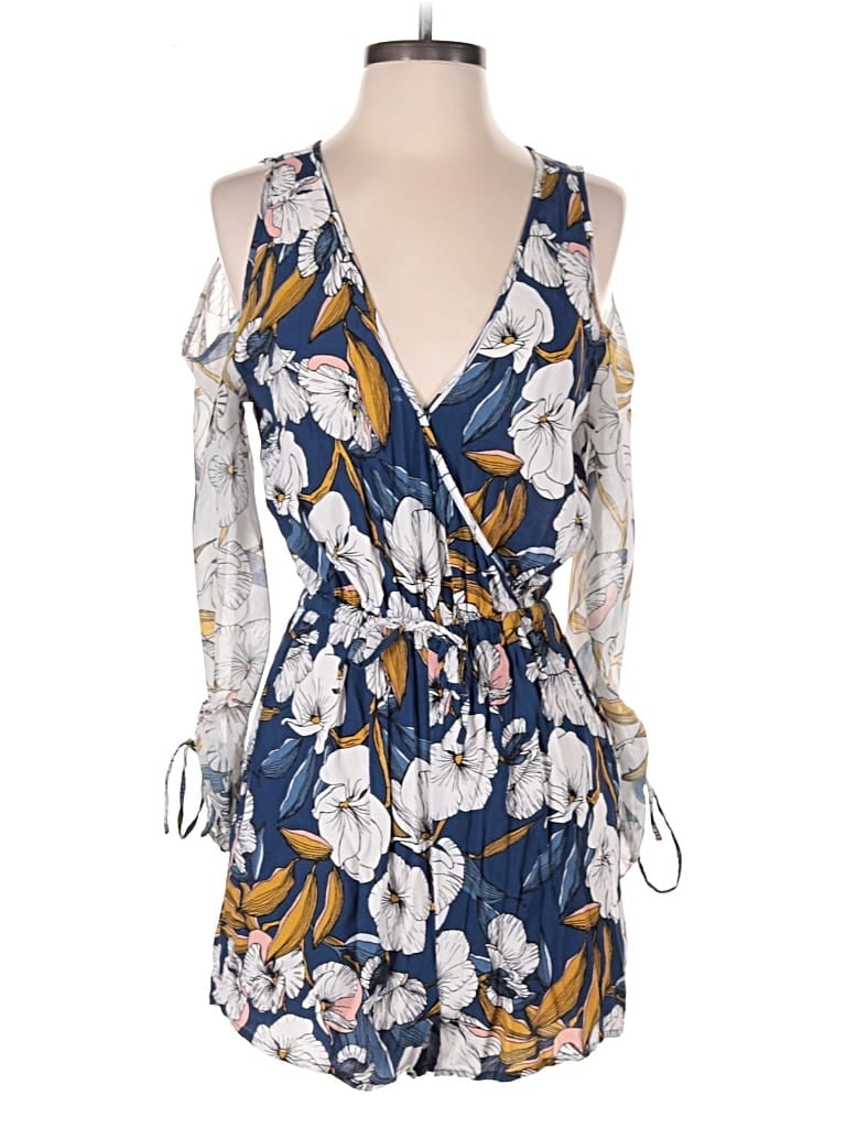 Pre-owned Minkpink Romper In Blue