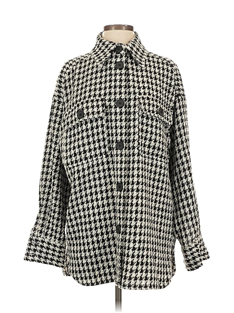 Pre-owned H&m Coat In Gray