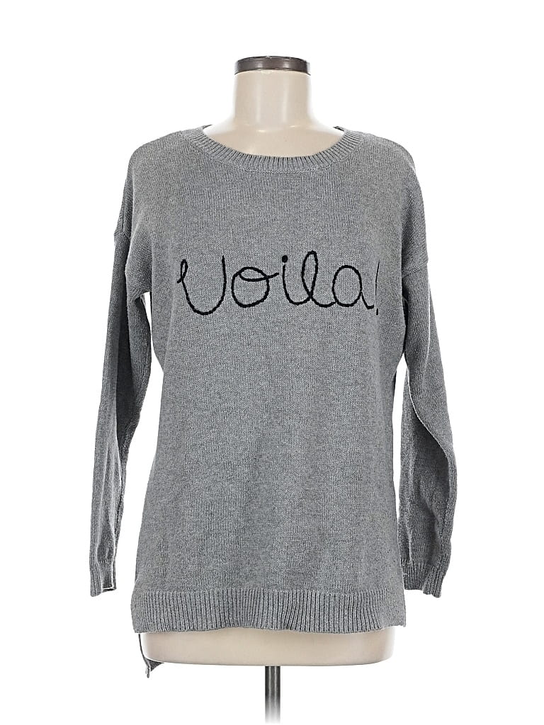 Pre-owned Maison Jules Pullover Sweater In Gray