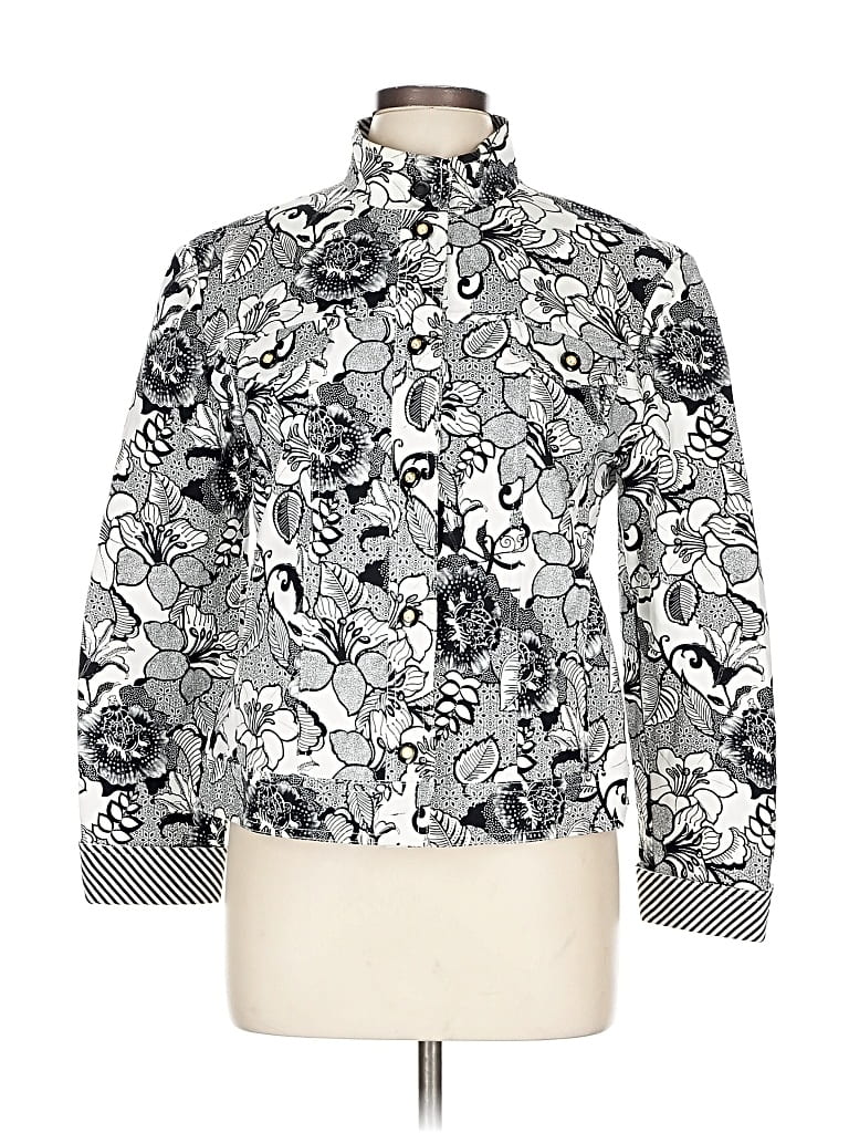 Pre-owned St John Track Jacket In Silver