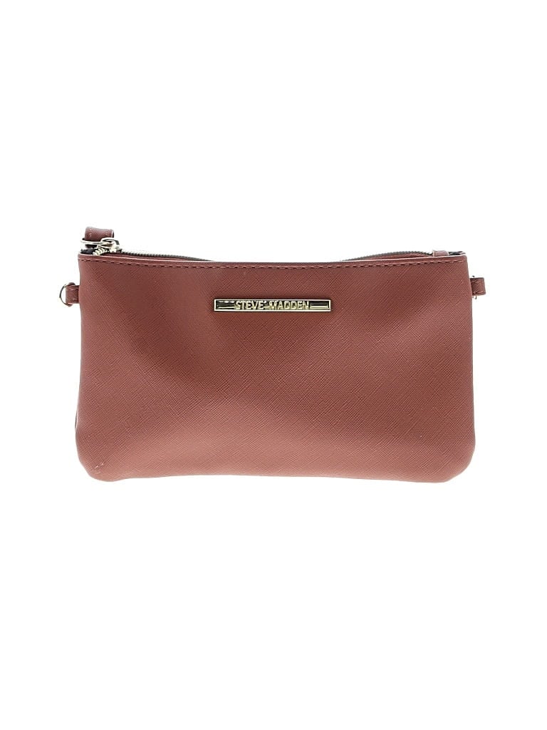 Pre-owned Steve Madden Wristlet In Brown
