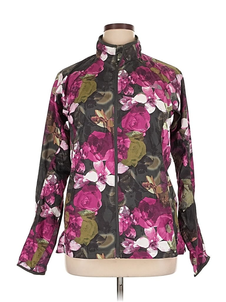 Pre-owned The North Face Track Jacket In Purple