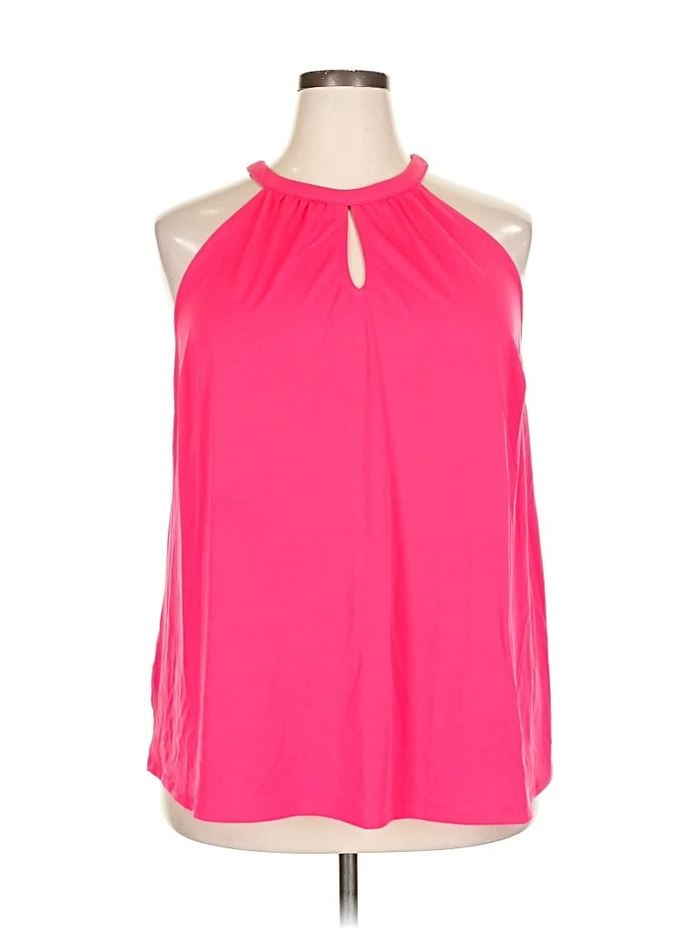 LANE BRYANT Pre-owned Sleeveless Blouse In Pink