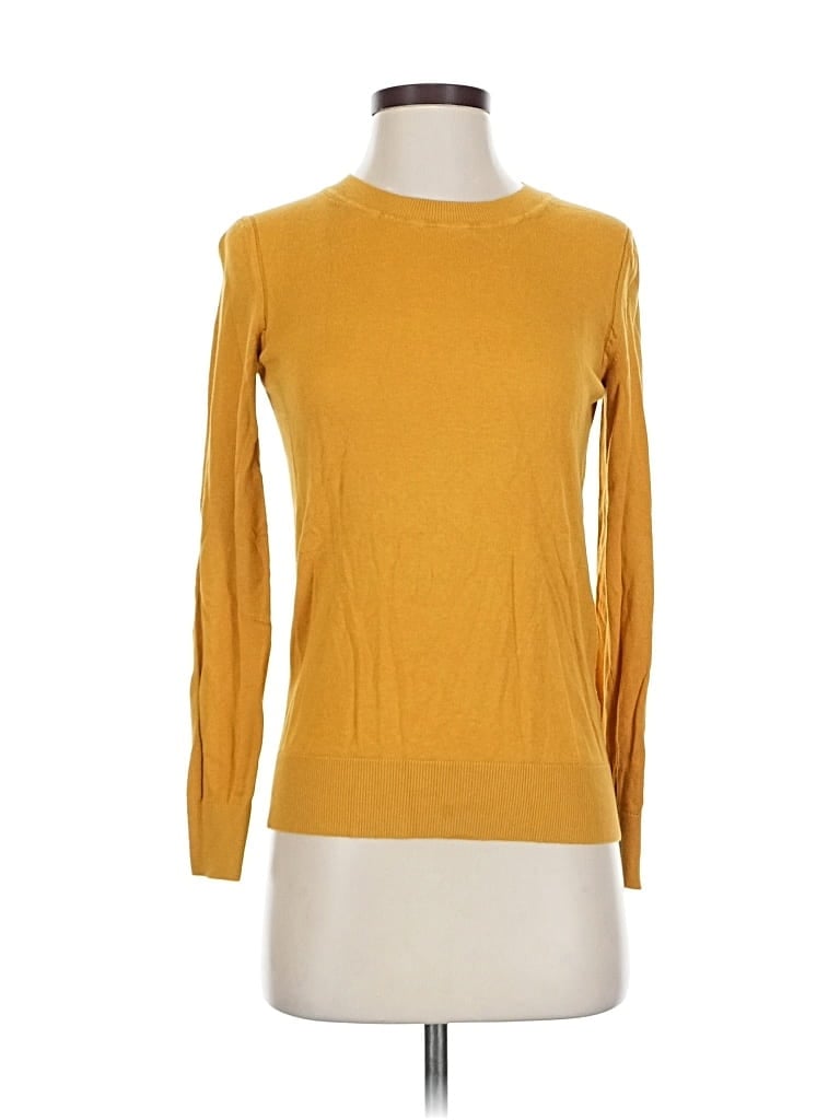 Pre-owned Banana Republic Factory Store Pullover Sweater In Yellow