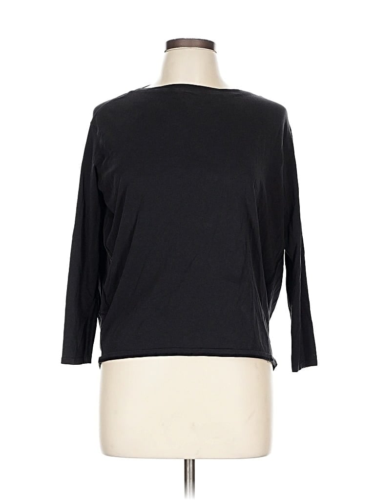 LULULEMON ATHLETICA Pre-owned 3/4 Sleeve T-shirt In Black