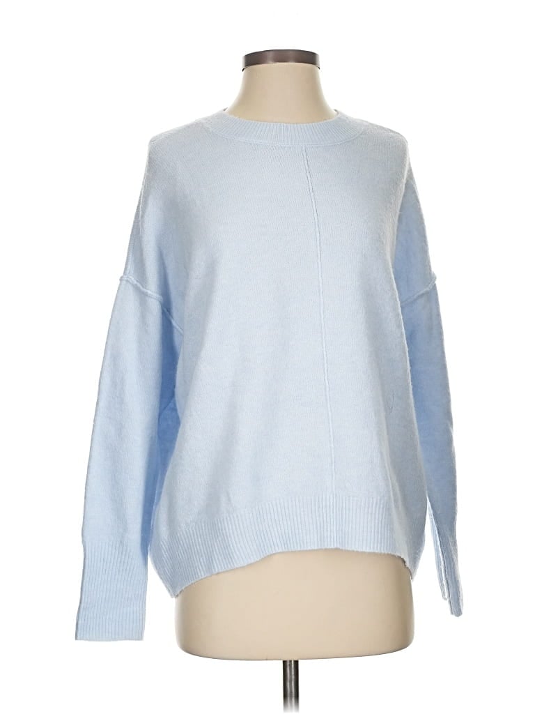 Pre-owned Vince Camuto Pullover Sweater In Blue