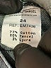 Etienne Aigner Stripes Blue Jeans Size 24 waist - photo 8