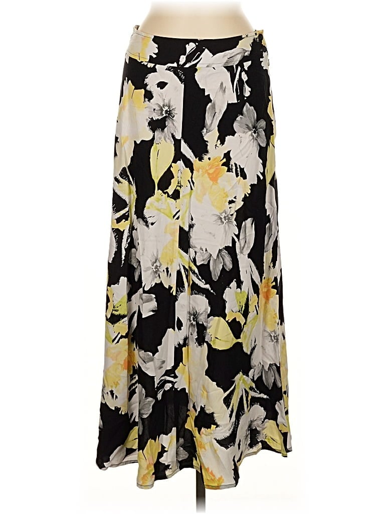 Pre-owned Christopher & Banks Casual Skirt In Yellow