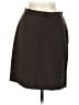 Petite Sophisticate Houndstooth Brown Formal Skirt Size 8 - photo 2