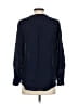 J.Crew 100% Viscose Blue Long Sleeve Blouse Size 0 - photo 2