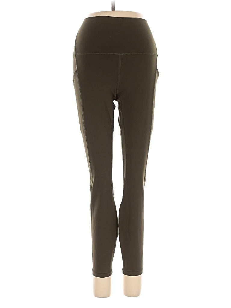 Pre-owned Lululemon Athletica Active Pants In Green