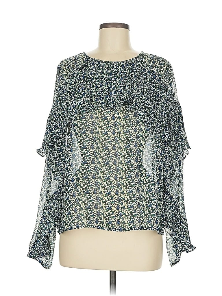 SUNDAY IN BROOKLYN Pre-owned Long Sleeve Blouse In Green