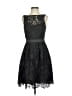 Aidan Mattox 100% Polyester Black Cocktail Dress Size 4 - photo 1