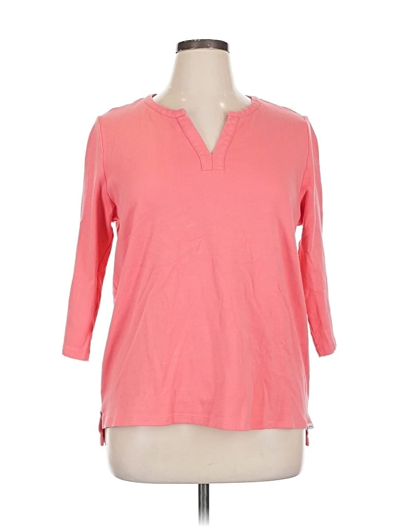 Pre-owned Orvis 3/4 Sleeve T-shirt In Pink