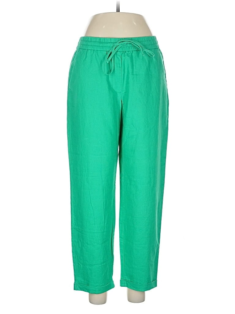 J.crew Factory Store Linen Pants In Green