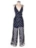 Like Mynded 100% Polyester Stars Blue Jumpsuit Size S - photo 1