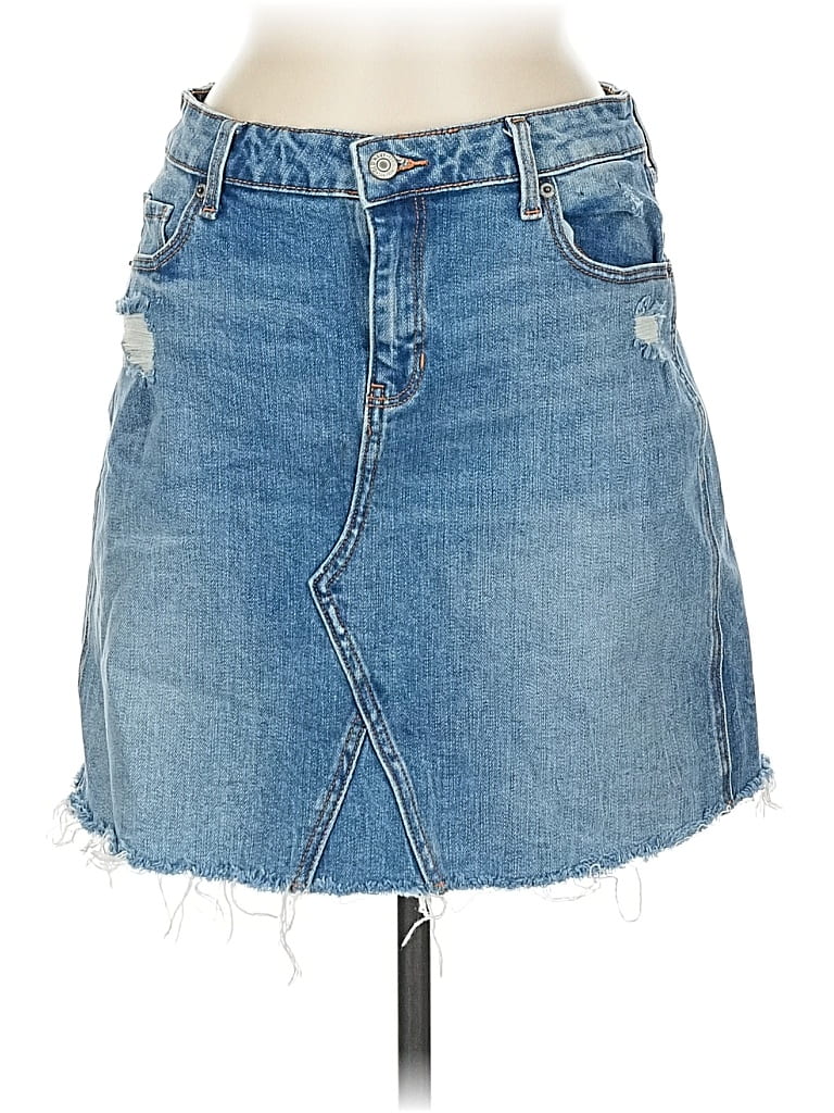 Pre-owned Old Navy Denim Skirt In Blue