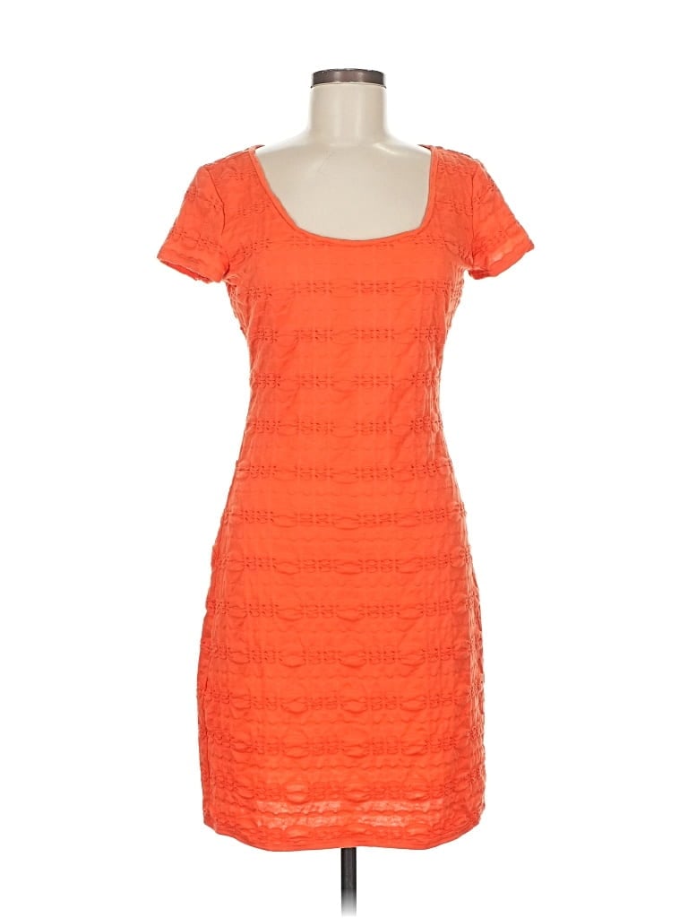 Pre-owned Max Studio Casual Dress In Orange