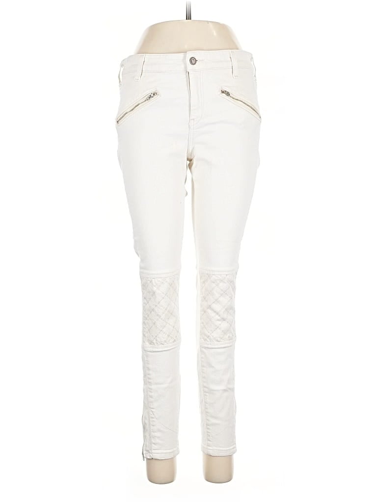 Pre-owned Pilcro And The Letterpress Jeans In White