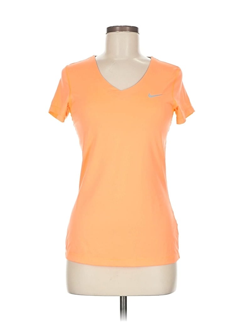 Pre-owned Nike Active T-shirt In Orange