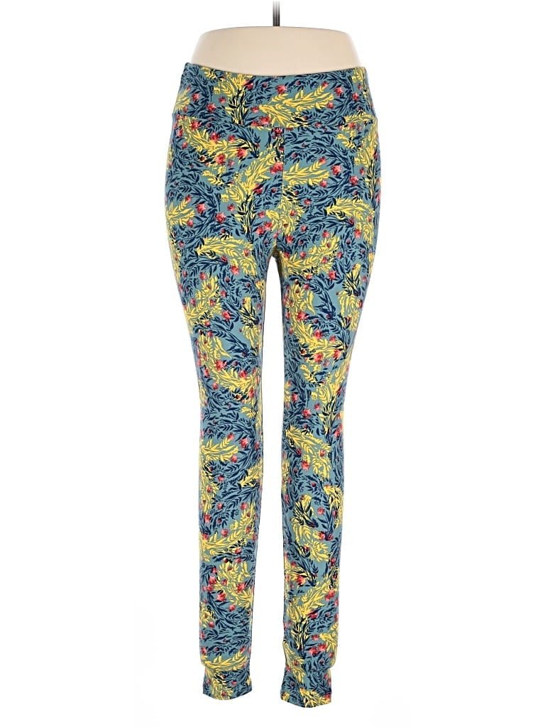 Pre-owned Lularoe Leggings In Blue