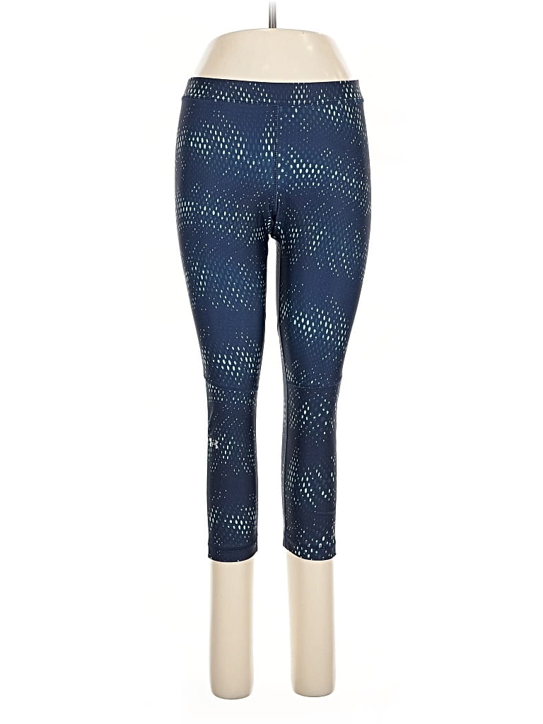 Pre-owned Under Armour Active Pants In Blue