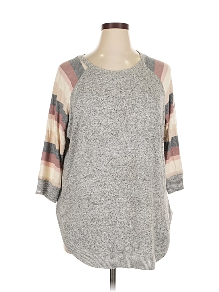 Pre-owned Maurices Pullover Sweater In Gray