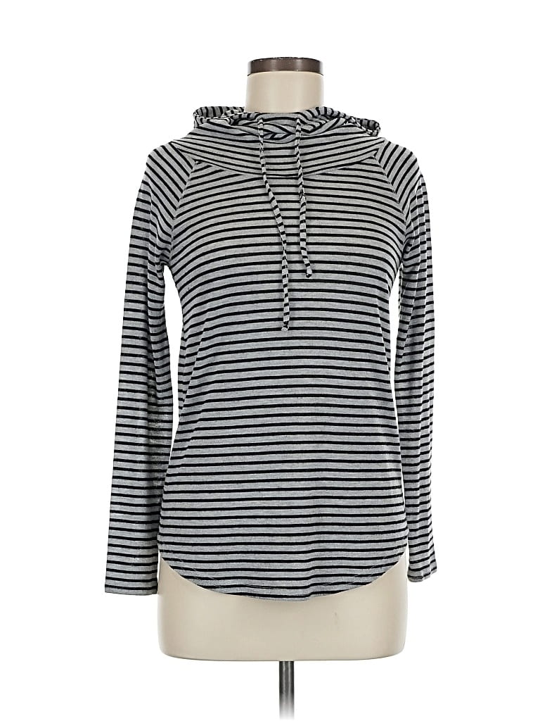 Pre-owned Derek Heart Long Sleeve Henley Shirt In Gray