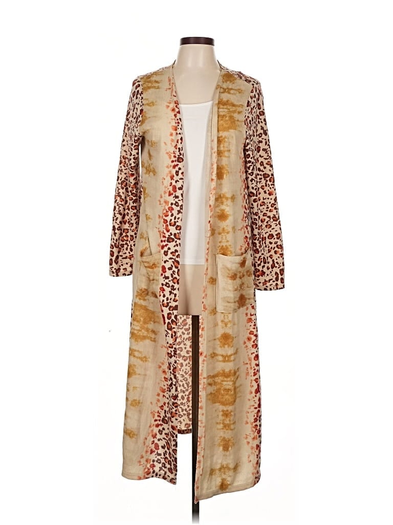 Pre-owned Mts Kimono In Brown