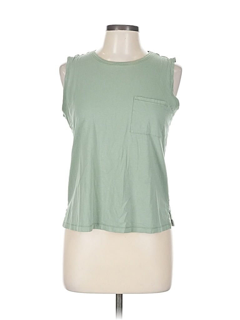 Pre-owned J By Joie Sleeveless T-shirt In Green
