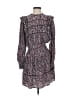 Rails 100% Polyester Print Black Casual Dress Size S - photo 1