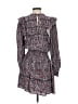 Rails 100% Polyester Print Black Casual Dress Size S - photo 2