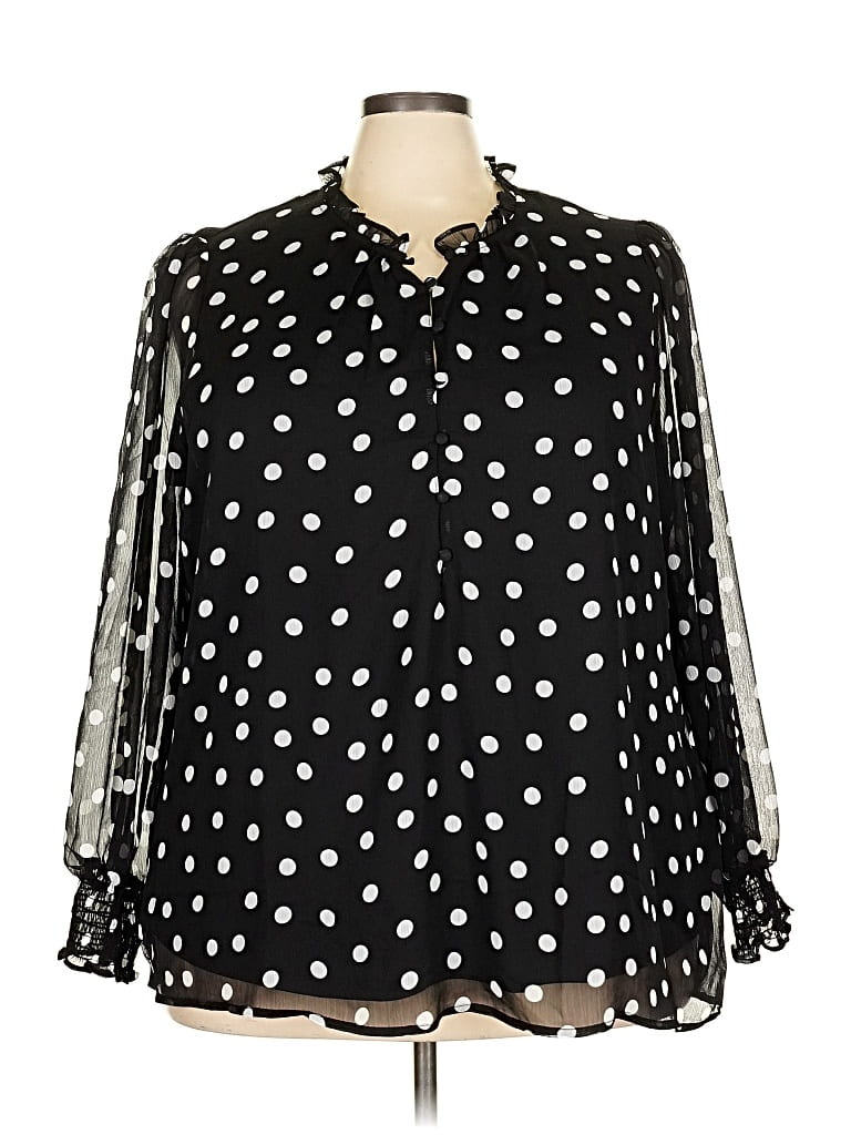 Pre-owned J By Joie Long Sleeve Blouse In Black