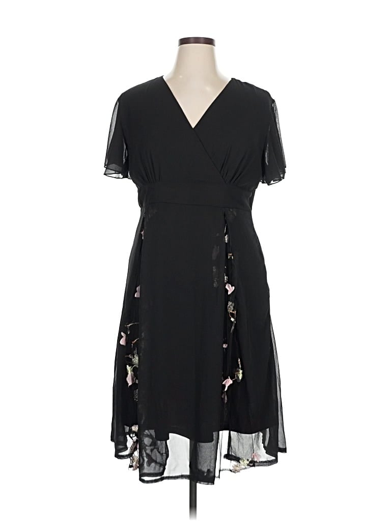 Pre-owned Shein Curve Cocktail Dress In Black