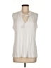 SOUTHCOTT Silver Sleeveless Blouse Size Med (2) - photo 1
