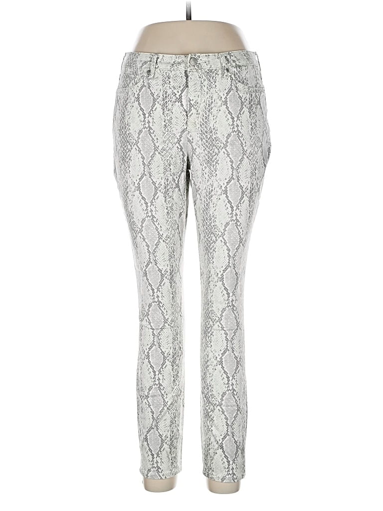 Pre-owned Nydj Jeggings In White