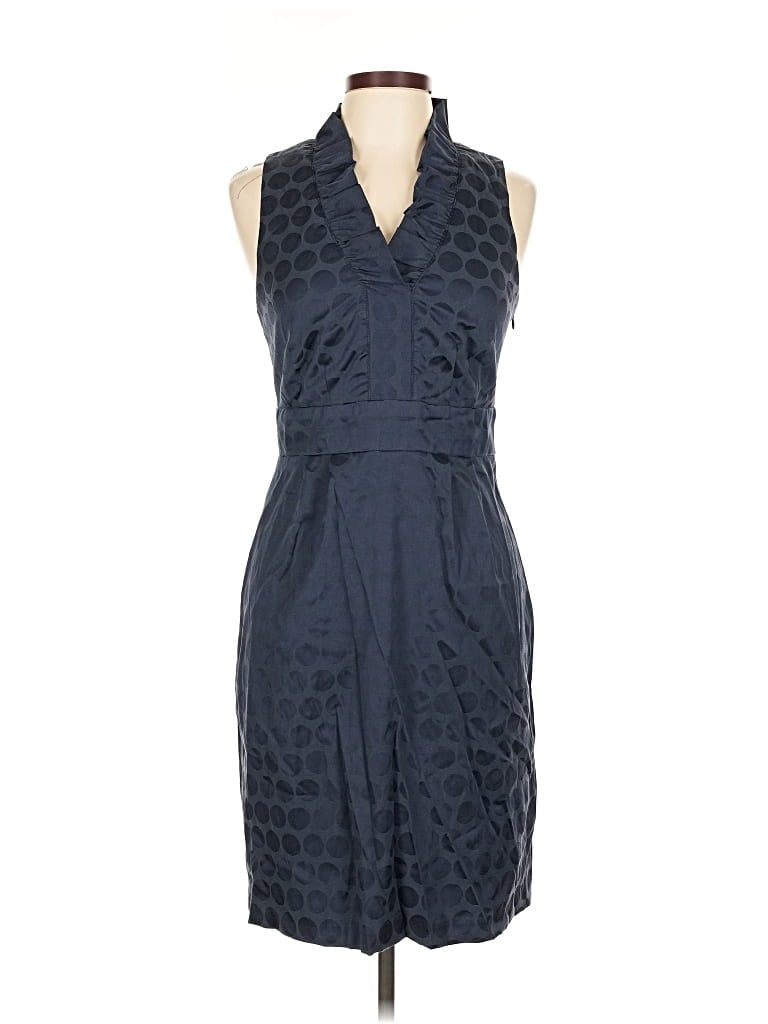 Pre-owned Connected Apparel Cocktail Dress In Blue
