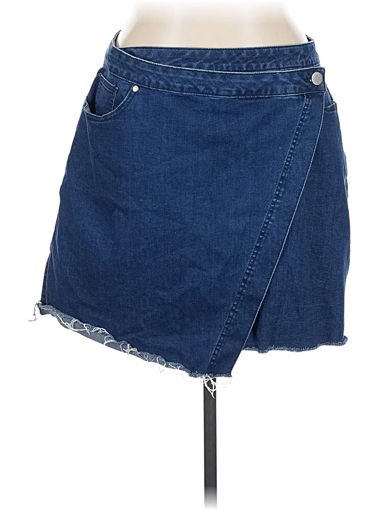 Pre-owned A Beautiful Soul Denim Skirt In Blue