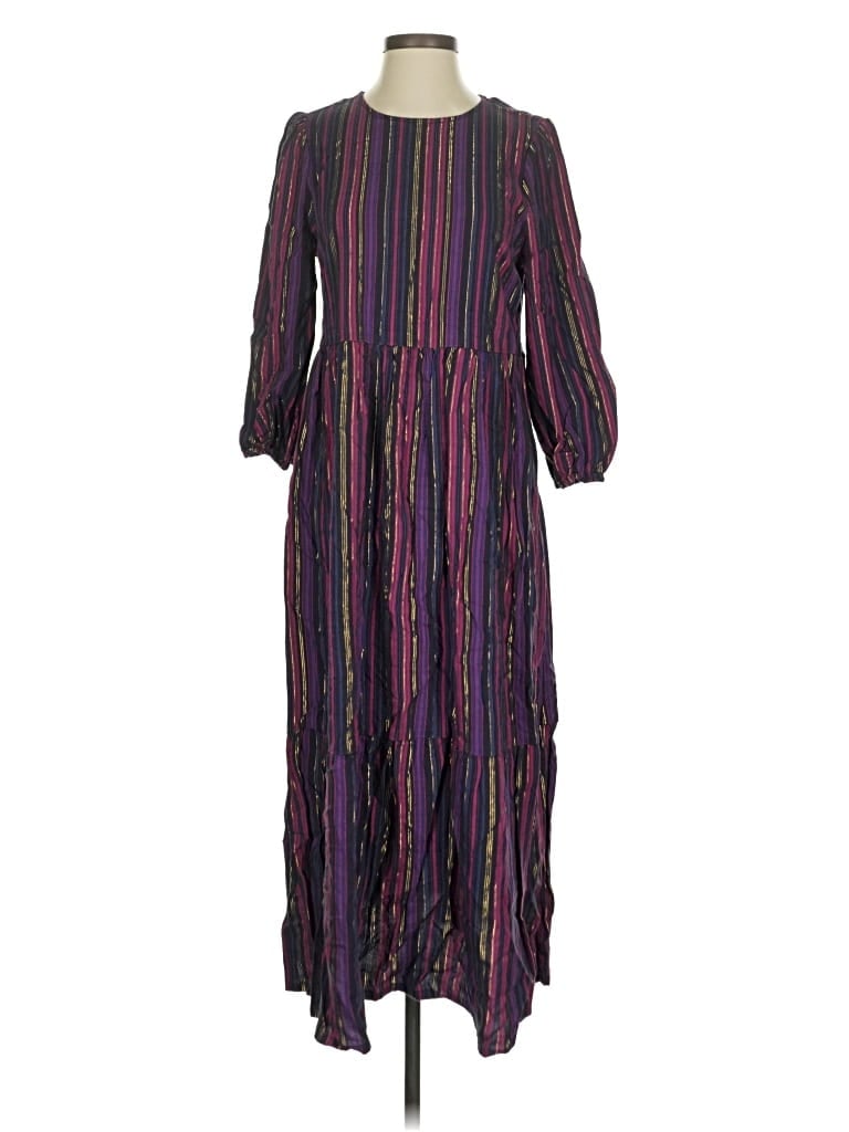 Pre-owned Marine Layer Casual Dress In Purple