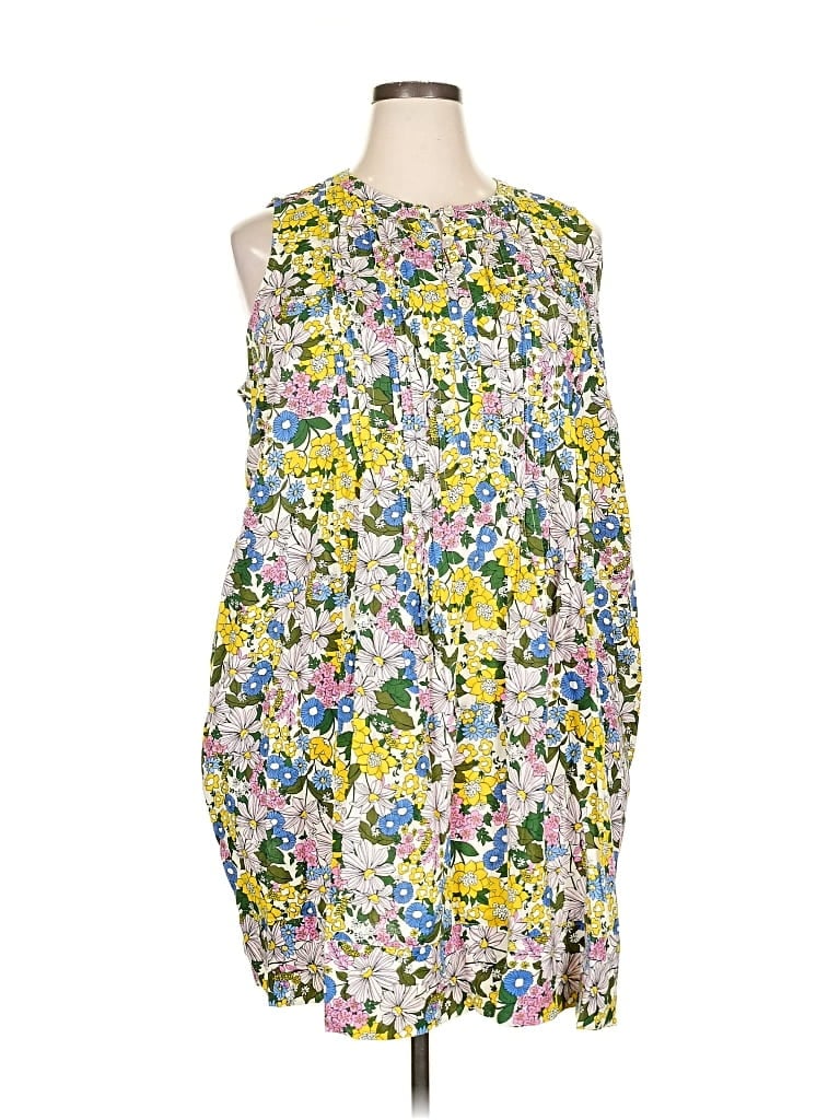 Pre-owned Sonoma Goods For Life Casual Dress In Yellow