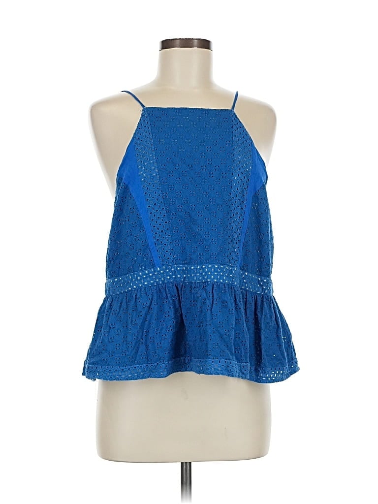 Pre-owned Sugar Lips Sleeveless Blouse In Blue