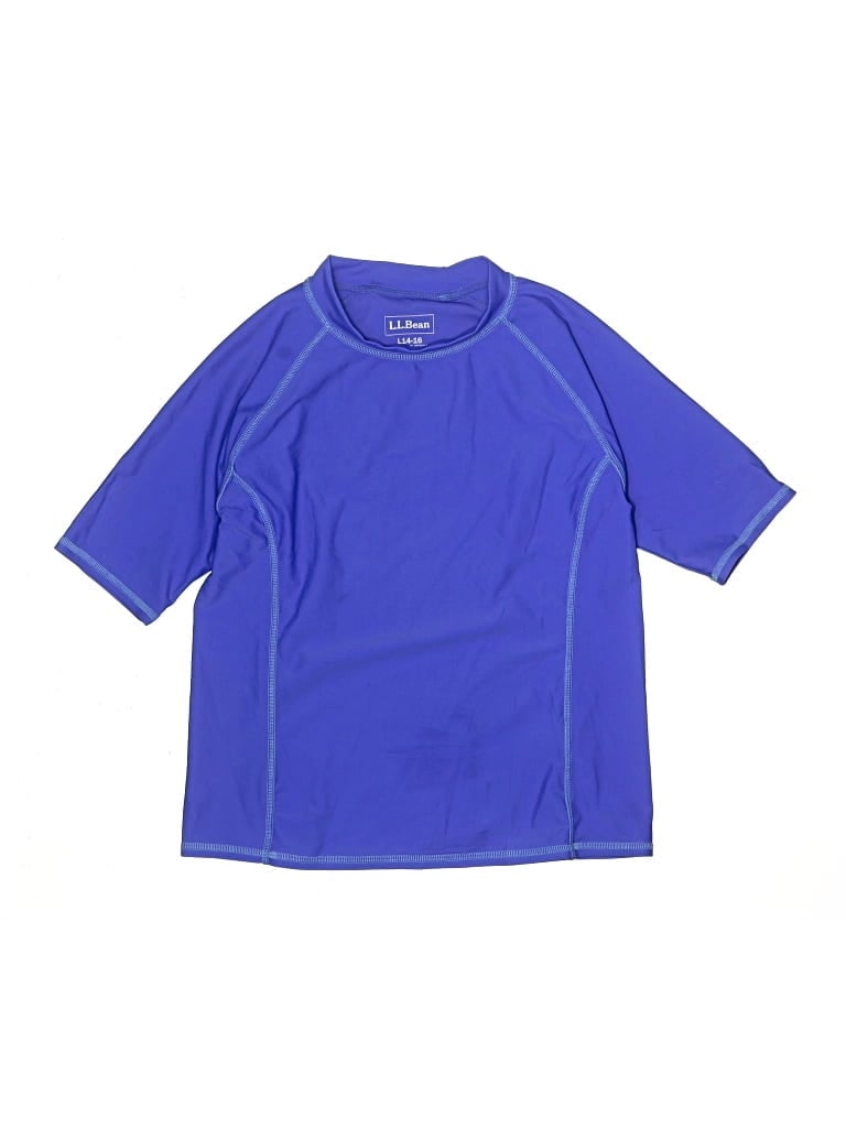 Click to view more detailed imagery on our partner's website Pre-owned L.l.bean Kids' Active T-shirt In Blue