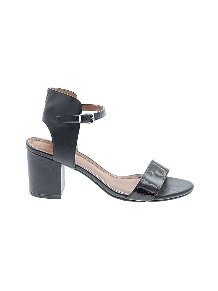 Pre-owned 14th & Union Heels In Black