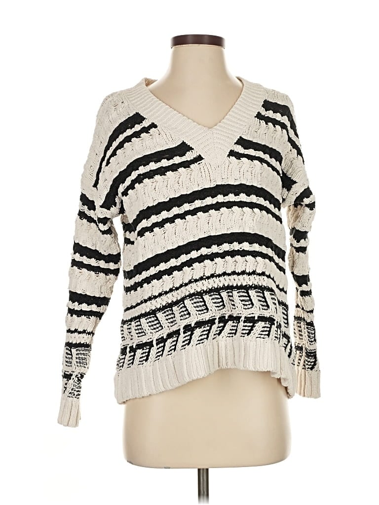 Pre-owned Universal Thread Pullover Sweater In White
