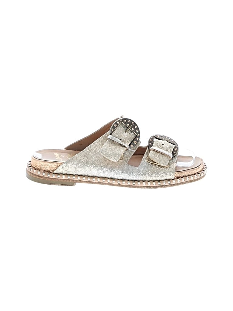 Pre-owned La Bottega Di Lisa Sandals In Brown